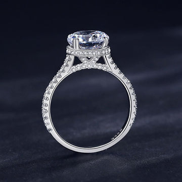 Cross Border Explosion S925 Sterling Silver Ring Women''s Fashion Luxury