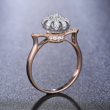 Two Tone Electroplating Crown Rotating Ring