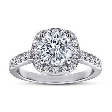 Women's Fashion Sterling Silver Zircon Wedding Ring