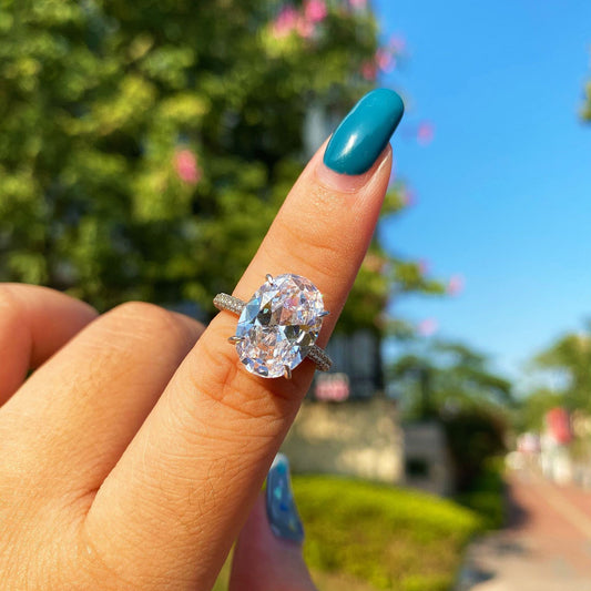 European And American Classic Personality Simulation Diamond Ring