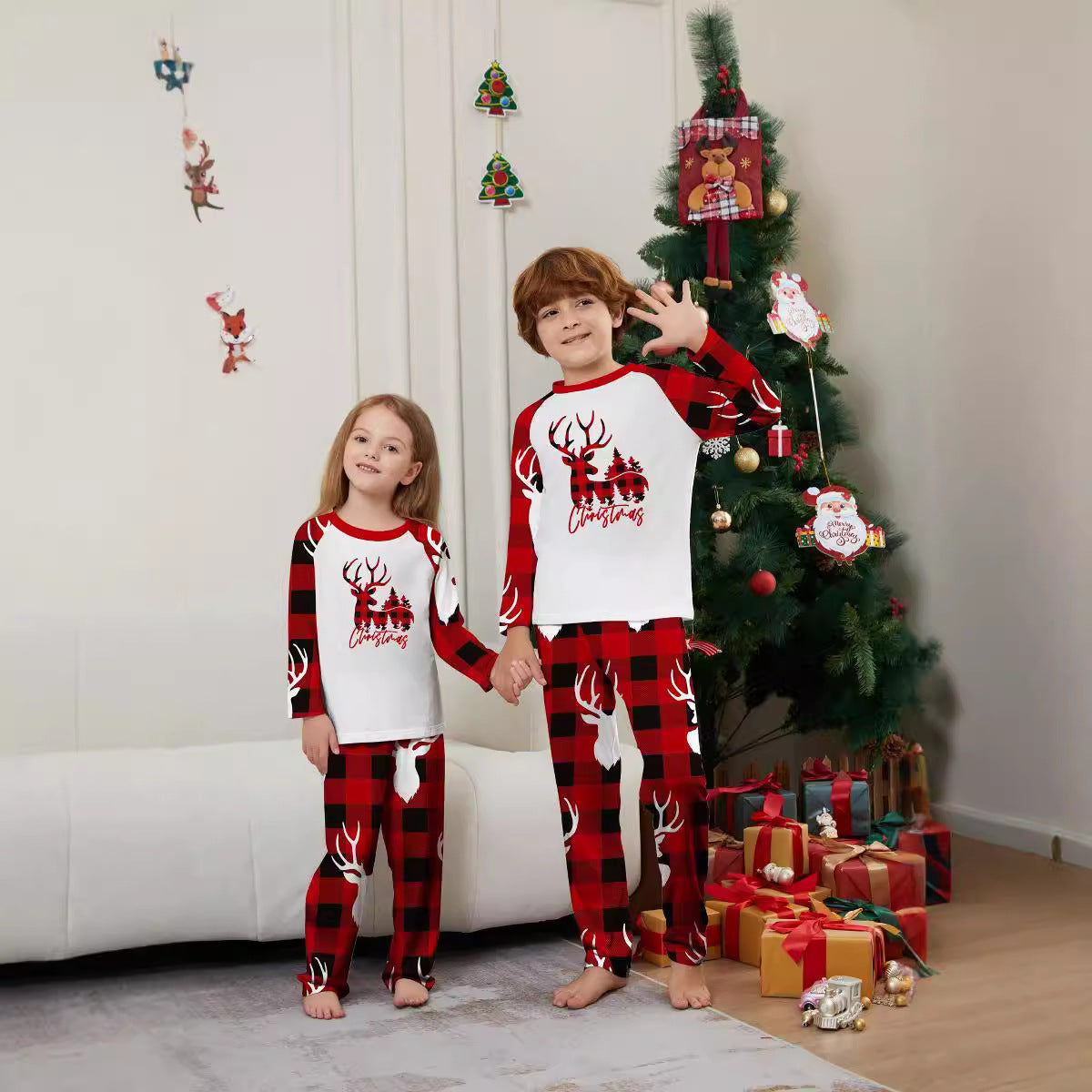 Christmas Deer Parent-child Clothes Family Clothes