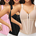 Shaping Corset Women's Outer Wear Girdle Fitness Waistband Abdominal Vest Zipper Body Shaping Top