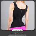 Shaping Corset Women's Outer Wear Girdle Fitness Waistband Abdominal Vest Zipper Body Shaping Top