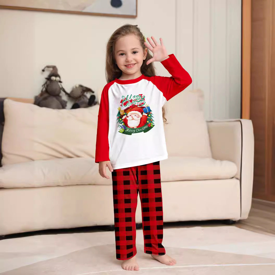 New Christmas Parent-child Pajamas Home Wear
