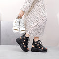 Women's Wedge Sandals 2023 New Summer All-Match Fairy Style Skirt Flat Open Toe Romance Shoes